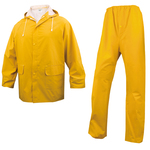 Completo impermeabile EN304 - giacca + pantalone - poliestere/PVC - taglia XL - giallo - Deltaplus
