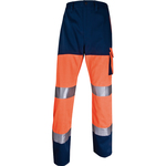Pantalone alta visibilità PHPA2 - sargia/poliestere/cotone - taglia XL - arancio fluo - Deltaplus