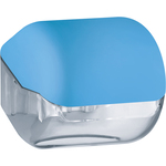 Dispenser Soft Touch di carta igienica - 15x14,8x14 cm - plastica - azzurro - Mar Plast