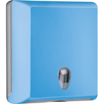 Dispenser asciugamani piegati Soft Touch - 29x10,5x30,5 cm - azzurro - Mar Plast
