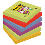 Blocco foglietti Post it® Super Sticky - colore Marrakesh - 76 x 76 mm - 90 fogli - Post it®