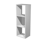 Libreria casellario Rainbow - 3 caselle - 35,9x29,2x103,9 cm - grigio alluminio - Artexport