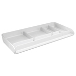 Vaschetta portacancelleria Mydesk - 26,1x12,5x2,8 cm - bianco - Arda