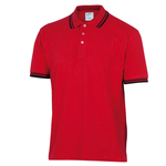 Polo a maniche corte Agra - cotone - taglia XL - rosso - Deltaplus