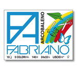 Album Arcobaleno - 24x33cm - 10 fogli - 140gr - 5 colori - Fabriano