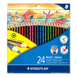 Pastelli colorati Noris Colour - Staedtler - Astuccio 24 pastelli colorati