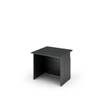 Modulo reception Prestige disabili senza sopralzo - 80x97,5x72 cm - nero venato/bianco - Artexport