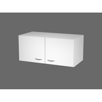 Sopralzo per armadi modulari - a 2 ante - 90x45,8x40 cm - bianco - Artexport