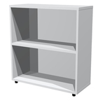 Libreria modulare bassa - a giorno - 76x32x81,5 cm - grigio - Artexport