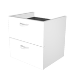 Coppia cassetti per libreria modulare - L40 cm - 36x29x35,5 cm - bianco - Artexport