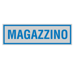 Targhetta adesiva - MAGAZZINO - 165x50 mm - Cartelli Segnalatori