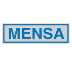 Targhetta adesiva - MENSA - 165x50 mm - Cartelli Segnalatori
