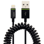 Cavo spiralato da Lightning a USB - 1 mt - nero - Leitz Complete