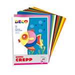 Gomma Crepp - 20x30cm - colori assortiti - CWR - Conf. 10 fogli