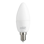 Lampada - Led - candela - 5,5W - E14 - 6000K - luce bianca fredda - MKC
