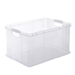 Contenitore portaoggetti - 59x39x31 cm - A3 - 55 L - PPL - trasparente - Rotho