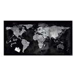 Lavagna magnetica in vetro artverum® - 460x910x15 cm - texture world map - Sigel