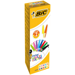Penna a sfera Cristal Multicolor - punta 1,6mm - 10 colori assortiti  - Bic - conf. 20 pezzi