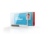 Portabadge PushBox Duo - 2 tessere inseribili - 5,4x8,7 cm - Durable - conf. 10 pezzi