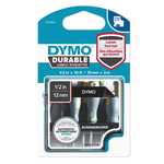 Nastro D1 Durable 1978365 - 12 mm x 3 mt - nero/bianco - Dymo