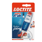 Colla Super Attak Perfect Pen - 3 gr - trasparente - Loctite