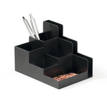 Portaoggetti da scrivania Optimo - 16,2x11,8x11 cm - nero - Durable