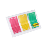 Segnapagina Post it® Index Medium TO DO - 23,8x43,2 mm - 3 colori assortiti - Post it® - conf. 60 pezzi