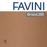 Cartoncino Bristol Color - 70x100cm - 200gr - marrone 75 - Favini - Conf. 10 pezzi