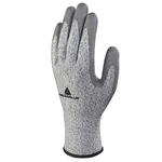 Guanti antitaglio Venicut34GR - maglia econcout - palmo in poliuretano - taglia 10 - grigio - Deltaplus - pack 3 paia
