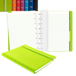 Notebook Pocket - copertina similpelle - arancio - a righe - 14,4 x 10,5cm - 56 pagine - Filofax