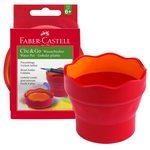 Vaschetta Click & Go - multiuso - rossa - Faber Castell