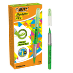 Evidenziatore Flex - verde - Bic - conf. 12 pezzi