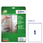 Tasche adesive L7083 - 21x29,7 cm - permanente - A4 - trasparente - Avery - conf. 10 pezzi