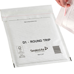 Busta imbottita Mail Lite® Round Trip - andata/ritorno - formato D (18x26 cm) - Sealed Air - conf. 100 pezzi