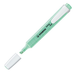 Evidenziatore Swing Cool pastel - punta a scalpello - tratto da 1,0-4,0mm - colore verde menta - Stabilo