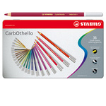 Stabilo Carb0thello Carboncino - tratto 4,40mm - scatola in metallo - Stabilo - astuccio 36 colori