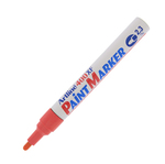 Marcato perrmanente a vernice Artline Paint Marker - punta 2,3mm tonda - rosso - Artline