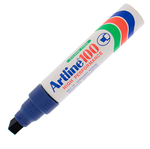 Marcatore permanent markers A 100 - punta scalpello 7,50-12,00mm - blu - Artline