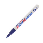 Marcatore permanente a vernice  Artline Paint Marker - punta 1,2mm tonda - blu - Artline