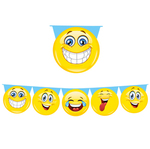 Festone sagomato - emoticons - 6mt - Big Party