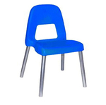 Sedia per bambini Piuma - H 35 cm - blu - CWR