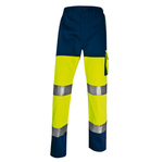 Pantalone alta visibilità PHPA2 - sargia/poliestere/cotone - taglia M - giallo fluo - Deltaplus