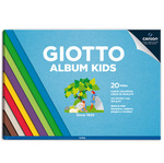 Album Kids Carta Carta colorata 2+ - A4 - 120gr - 20 fogli - Giotto