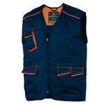 Gilet da lavoro Panostyle® M6GIL - sargia/poliestere/cotone - taglia XXL - blu/arancio - Deltaplus