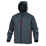 Giacca imbottita Motion - tessuto Softshell, poliestere e elastan - taglia XXL - grigio - Deltaplus