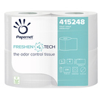 Carta igienica classica Freshen Tech - 3 veli - 230 strappi - 25,3 mt - Papernet - pacco 4 rotoli