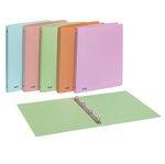 Raccoglitore Pastel - PPL - dorso 1,5 cm - 22x30 cm - 4 anelli 15 mm - verde - Favorit