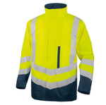 Parka 4 in 1 Optimun 2 alta visibilità - poliestere/poliuretano - taglia M - giallo fluo - Deltaplus