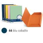 Cartelline 3 lembi Luce - 200gr - 24,5x34,5cm - blu cobalto - Favini - conf. 25 pezzi