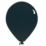 Lavagna da parete Silhouette - 39,6x29 cm - forma palloncino - nero - Securit